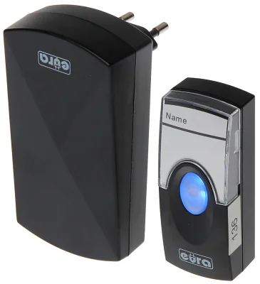 Sonerie fără fir EURA WDP-05A3, 230 V AC, semnalizare sonoră, 16 melodii