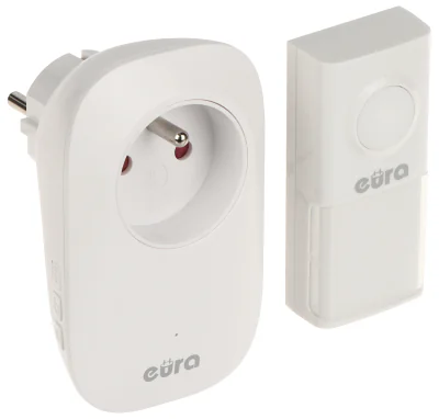 Sonerie fără fir fără baterii cu priză 230 V AC EURA WDP-91H2, 230 V AC