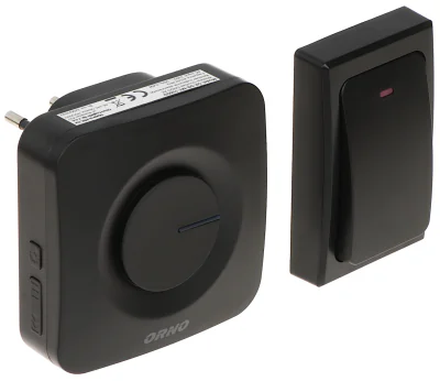 Sonerie fără fir fără baterii ORNO OR-DB-MT-156, 230 V AC, 36 de melodii