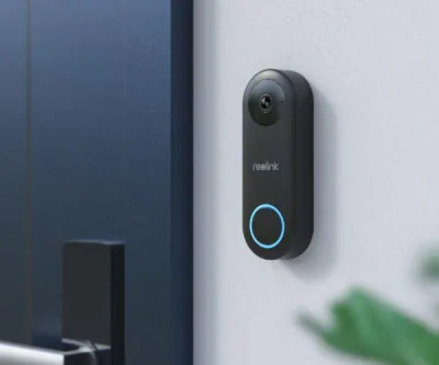 Sonerie video Reolink WiFi; D340W Rezolutie video: 5 Megapixeli (2560 × 1920) Day/night: IR cut filter Unghi de vizualizare: 180° (diagonala) Functii speciale: detectare persoane Microfon: incorporat Difuzor: incorporat Comunicare bidirectionala: Da 