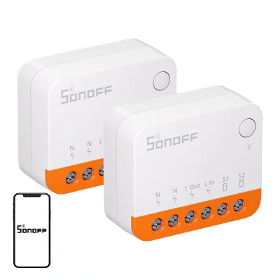 SONOFF MINIR4 (Extreme) Comutator, pachet de 2 bucăți