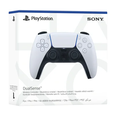 Sony Interactive Entertainment PS719022350, Gamepad, PlayStation 5, Menu button, Power button, Digital, Wireless, White