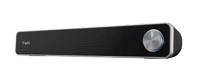 Soundbar Trust Arys, putere maxima iesire 12W, freventa raspuns 100 Hz - 20.000 Hz, negru