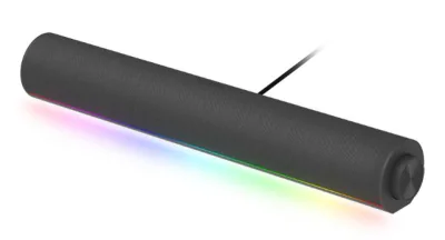 Soundbar Xiaomi Desktop Speaker QBH4276GL, Bluetooth, Stereo, Lumini RGB, Microfon (Negru)
