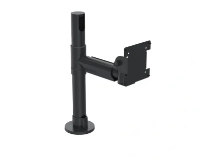 SPACEPOLE SCREEN MOUNT W/200MM/SWINGARM VESA 75/100 BLACK ESS.R