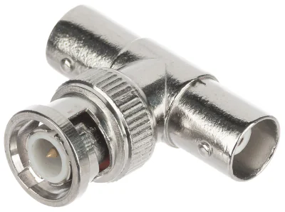 Splitter BNC mufă - 2 x BNC mamă BNC-W/2BNC-G, metal