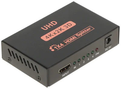 Splitter HDMI DELTA MULTIMEDIA HDMI-SP-1/4-V1, 1 intrare / 4 ieșiri