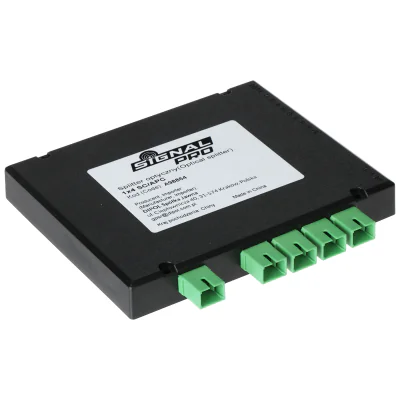 Splitter optic SIGNAL PRO SO-1/4-SC/APC-SIG, SC/APC simplex, monomod