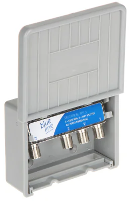 Splitter TV BLUE LINE RI-3/1F-BL, 1 intrare / 3 ieșiri