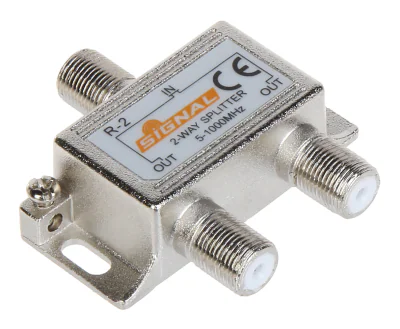 Splitter TV SIGNAL RI-2/1F-SIG, 1 intrare / 2 ieșiri