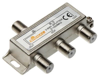 Splitter TV SIGNAL RI-3/1F-SIG, 1 intrare / 3 ieșiri