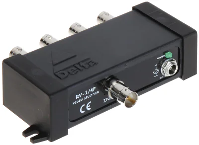 Splitter video DELTA RV-1/4P, 1 intrare BNC, CVBS PAL/NTSC