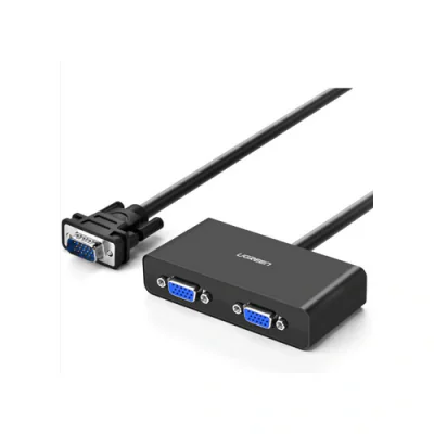 SPLITTER video Ugreen, "40254" 1 x VGA (T) la 2 x VGA (M), rezolutie full HD 1920 x 1440 la 60Hz negru, "20918" - 6957303829187