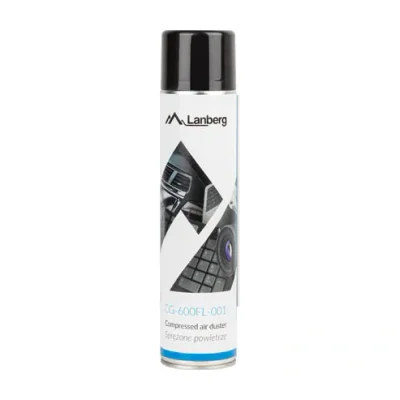 Spray cu aer comprimat Lanberg 600 ml, cu tub pentru zone greu accesibile
