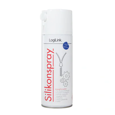 SPRAY curatare cu SILICON, LOGILINK, 400 ml, incolor, pentru balamale usa / fereastra, rezistent la apa, "RP0015"
