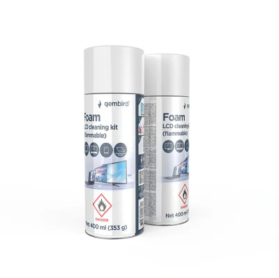 GEMBIRD Foam LCD cleaning kit flammable 400 ml
