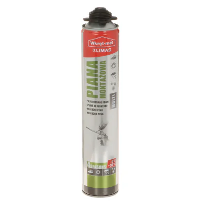 Spumă poliuretanică KLIMAS PMPWS-750, cutie 750 ml, de iarnă