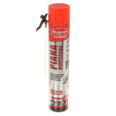 Spumă poliuretanică KLIMAS PMWWS-750, cutie 750 ml, de iarnă