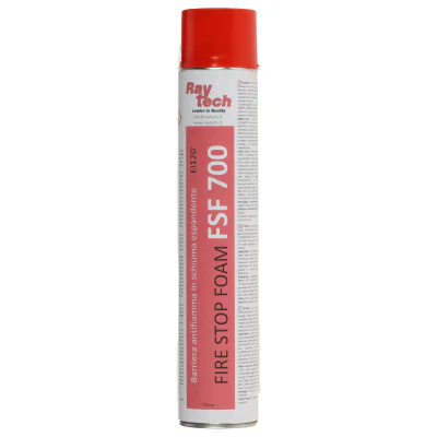 Spumă poliuretanică RayTech FSF-700, cutie 750 ml, ignifugă