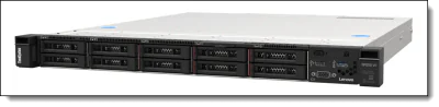 SR250 V3 Xeon E-2434 (4C 3.4GHz 8MB Cache/55W), 1x16GB, O/B, 2.5" HS (8), SW RAID, 1x 1GbE RJ45 4-Port PCIe Ethernet Adapter, 2x  2.5" 480GB SATA 6Gb SSD, HS 800W Titanium, XCC2 Platinum, Rails / 36months NBD