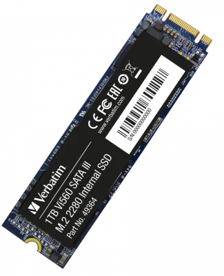 SSD 2,5 inch VERBATIM Vi560 S3, 1TB, M.2, SATA III, 3D NAND, 520 MB/s citire, 490 MB/s scriere