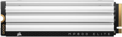 SSD CORSAIR  MP600 ELITE 2TB PCIe Gen4 x4 NVMe M.2 SSD for PS5 – Optimized for PlayStation 5, Seq Read 7000MB/s Seq Write 6500MB/s, low profile heatsink, white