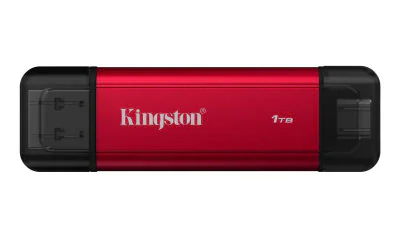 SSD extern KINGSTON Dual USB-A/C Portable SSD, 1 TB, USB 3.2 Gen 2, negru