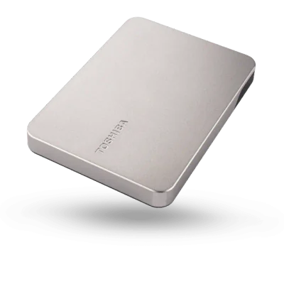 SSD extern TOSHIBA Canvio Flex, 4 TB, USB 3.x Gen 1, Argintiu