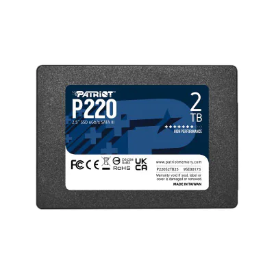 SSD intern Patriot P220, 2 TB, SATA, 2.5 inch