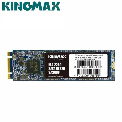 SSD KINGMAX, SA3080, 128 GB, M.2 2280, S-ATA 3, 3D TLC Nand, R/W: 520/350 MB/s, "KMSA3080-128G"
