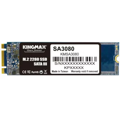 SSD KINGMAX, SA3080, 512 GB, M.2 2280, S-ATA 3, 3D TLC Nand, R/W: 540/480 MB/s, "KMSA3080-512G"