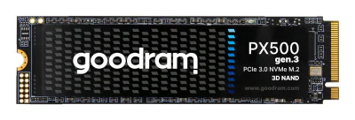 SSD M.2 GOODRAM PX500 gen. 3, 1TB, M.2 2280, PCI Express 3.0 NVMe, 3D NAND, 3300 MB/s citire, 2700 MB/s scriere