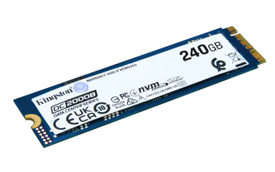 SSD M.2 KINGSTON DC2000B, 240GB, M.2 2280, PCI Express 4.0 NVMe, 3D TLC, 4500 MB/s citire, 400 MB/s scriere