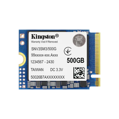 Kingston Technology 500G NV3 M.2 2230 NVMe SSD, 500 GB, M.2, 5000 MB/s