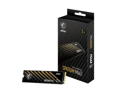 SSD M.2 MSI Spatium M461, 2TB, M.2 2280, PCI Express 4.0 NVMe, 3D NAND, 5000 MB/s citire, 4200 MB/s scriere