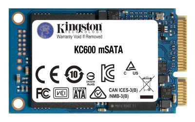 SSD MSATA 1TB 6GB/S/KC600 SKC600MS/1024G KINGSTON