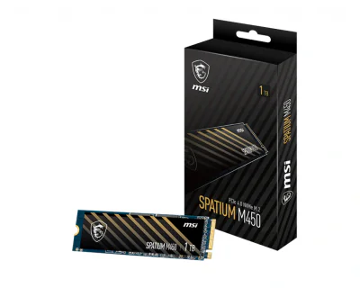 SSD MSI SPATIUM M450 PCIe 4.0 NVMe M.2 1TB V1 "SPATIUM M450 PCIe 4.0 NVMe M.2 1TB V1"