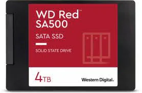 SSD NAS WD Red SA500 4TB SATA, 2.5", 7mm, Read/Write: 560/520 MBps, IOPS 87K/83K, TBW: 2500 "WDS400T2R0A"