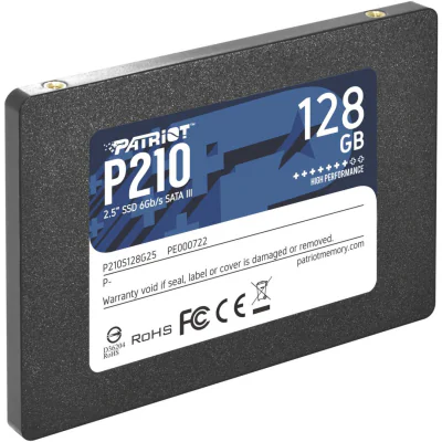 SSD PATRIOT P210, 128GB, 2.5 inch, S-ATA 3, 3D TLC Nand, R/W: 500/400 MB/s, "P210S128G25"