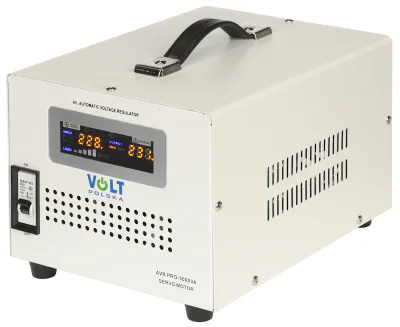 Stabilizator de tensiune de rețea VOLT Polska AVR-PRO-3000VA, 3000 VA, 130-260 V AC