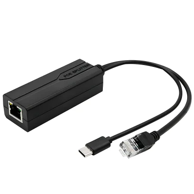 Stabilizator de tensiune DELTA NETWORK POE-802.3AF/AT-1G-USB-C, 48 V - 5 V, PoE 802.3af/at