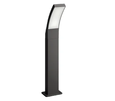 Stalp LED pentru iluminat exterior Philips Splay, 12W, 1200 lm, luminaneutra (4000K), IP44, 600x120x160mm, Antracit