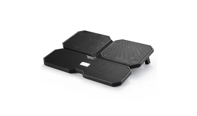 STAND DEEPCOOL notebook 15.6" MULTI CORE X6, sita metal, 4 x fan 10cm, 2 x port USB, control fan cu 4 setari, design futurist, black, "DP-N422-MCX6"