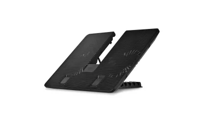 STAND DEEPCOOL notebook 15.6" U PAL, sita metal, 2 x fan 14cm, USB 3.0, 6 unghiuri de ajustare, design anti-alunecare, black, "DP-N214A5-UPAL"
