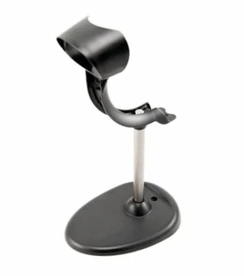 Stand: gray, 15cm (6´) height, rigid rod, large oval weighted base, Xenon cradle
