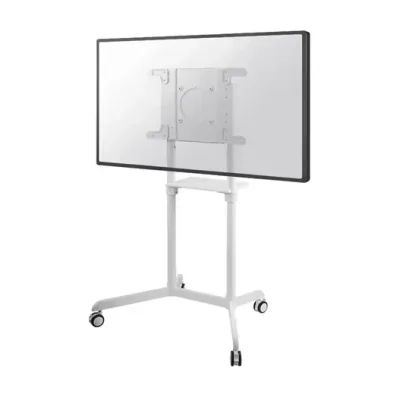 Stand mobil de podea, Neomounts by Newstar NS-M1250WHITE, 37"-70", VESA max. 600x400, suporta pana la 70kg, inclinatie 5°, rotatie 90°, alb
