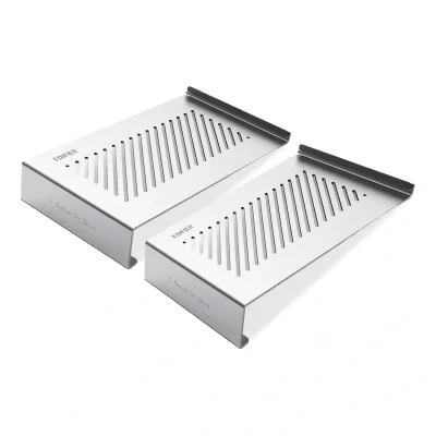 STAND PENTRU BOXE EDIFIER, dedicat pentru QR65/MR3/MR4, metalic, antiderapant, margine cauciuc pt. protectie, dim. 3.5x11.5x20cm, silver, "SS04-SL"