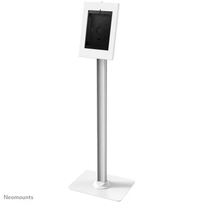 Stand podea fix pentru tablete Neomounts FL15-650WH1; pentru display-uri cu diagonale 9,7"-11", sistem de prindere VESA 75x75~75x75, tilt +75°, rotate 90°, inaltime reglabila manual 1110-1260mm; culoare alb. Garantie 5 ani