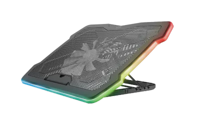 Stand racire Laptop Trust GXT 1126 Aura Multicolour-illuminated, negru
