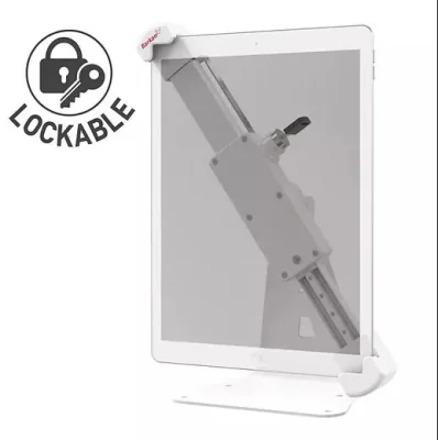 Stand tableta si telefon mobil Barkan T71HL, 7" - 14", Greutate maxima 1.4kg, Culoare: Alb.